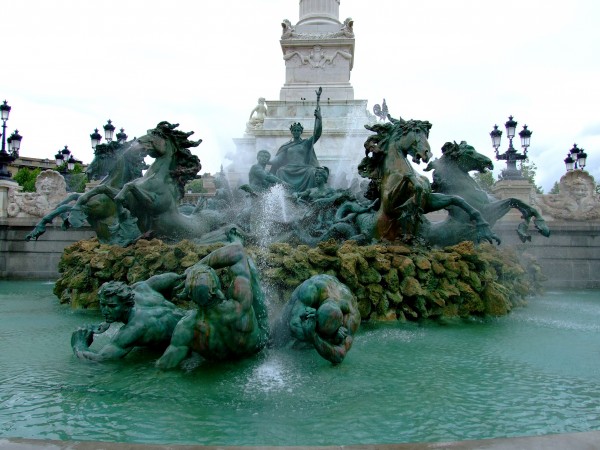 La fontaine des Girondins à Bordeaux